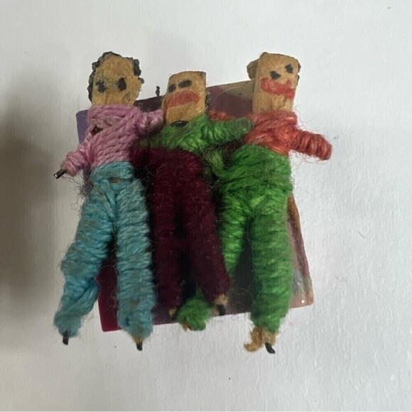 Worry doll button covers 2 pack !!!hand made!!! - Picture 2 of 5